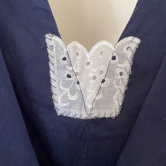 🌷2 for $20🌷 REVIEW navy striped day dress with white belt - Picture 13 of 15